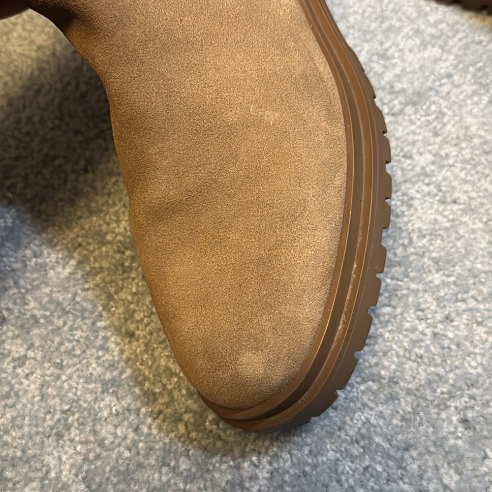 Lauren Ralph Lauren Womens Corinne Lugged Sole Suede Ankle Chelsea Boots - Picture 8 of 16